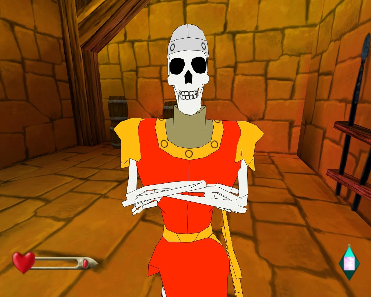 screen z gry Dragon's Lair 3D