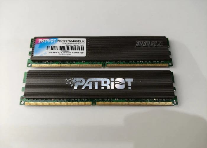 Pamięć RAM DDR2 Patriot 2GB zestaw modułów